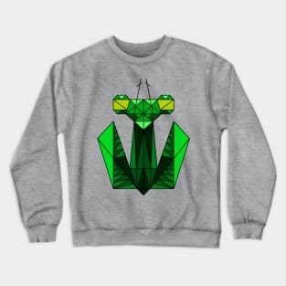 Praying Mantis - Geometric Abstract Crewneck Sweatshirt